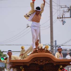 見せ場（撮影地：岸和田市春木）