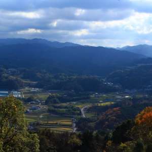 嶽山から眺める（撮影地：嶽山山頂）